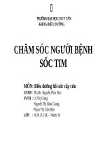 CHĂM SÓC NGƯỜI BỆNH SỐC TIM