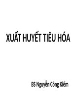 BÀI GIẢNG XUẤT HUYẾT TIÊU HÓA