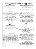 de cuong on tap hk2 toan 8 nam 2013 2014 