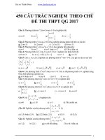 450 cau trac nghiem thpt hay 450 cau trac nghiem thpt hay 