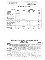 DE THI HOC KI II  VAT LI 8 