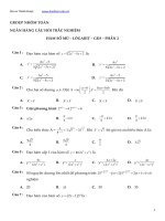 80 cau logrit ham so mu 80 cau logrit ham so mu 