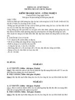 đề kiểm tra học kì 2 môn tiếng anh lớp 9 