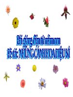 Bài giảng điện tử mầm non đề tài Những cánh hoa diệu kì (lớp Lá)