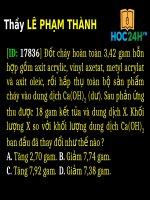 Lý thuyết và bài tập về Este