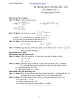 de kiem tra toan hoc ki 2 lop 11 moi nhat  