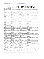 trac nghiem to hop xac suat trac nghiem to hop xac suat 