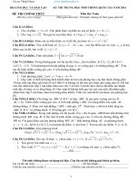 de thi toan thpt quoc gia chinh thuc cua bo giao duc de toan thpt qg 2016 