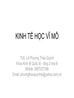 Kinh tế vĩ mô  C6  tong cau va CSTK 2 