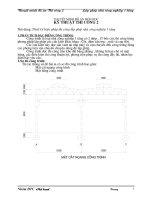 thiết kế biện pháp thi công lắp ghép nhà công nghiệp 1 tầng