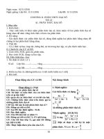 giáo án đại số 8 tiết 22 23 