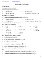 on tap toan 10 tu luan va trac nghiem hki 