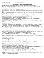 bai tap quan he vuong goc trong khong gian bai tap quan he vuong goc trong khong gian 