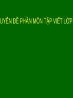 Giáo án điện tử lớp 3  TV on chu hoa d DD 