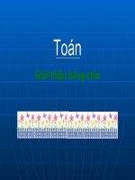 Giáo án điện tử lớp 3  Gioi thieu bang chia 