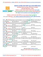 CHUYÊN ĐỀ ESTE – LIPIT  PHẦN 6.1: BÀI TOÁN THỦY PHÂN ESTE (Đề số 01)