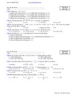 tong hop 50 cau hoi trac nghiem toan 10 