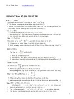 chuyen de khao sat ham so chuyen de khao sat ham so lop 12 