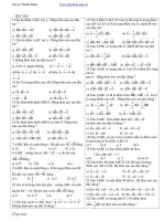 bai tap trac nghiem hinh hoc toan 10 