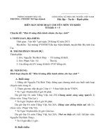 Biên bản sinh hoạt chuyên môn tháng 2 