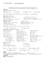 de cuong on tap ki 1 toan 8 