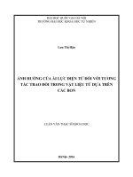 Ảnh hưởng của ái lực điện tử đối với tương tác trao đổi trong vật liệu từ dựa trên các bon 