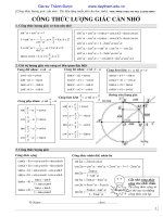 tong hop cong thuc luong giac cong thuc luong giac 11 