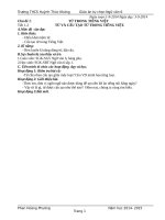 Giáo án tự chọn Ngữ văn 6 (Soạn theo chuẩn kiến thức kĩ năng mới của Bộ giáo dục)