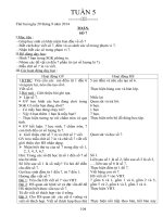 Giáo án lớp 1 TUẦN 5 2017