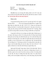 123 BAI THU HOACH CHINH TRI HE 2017 về Học tập làm theo tư tưởng, đạo đức, phong cách Hồ Chí Minh