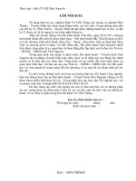 Báo cáo thực tập tại đài phát thanh truyền hình thái nguyên 