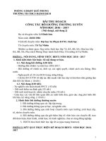 Bài thu hoạch bồi dưỡng thường xuyên giáo viên môn sinh học thcs 