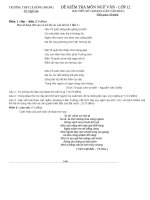 dap an kiem tra ngu van lop 12 hoc ky 1 nam hoc 2016 2017 