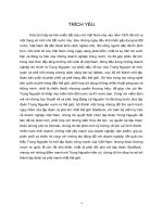 phân tích chiến lược kinh doanh, ma trận swot, 4p của tập đoàn cà phê trung nguyên 