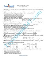 trac nghiem on tap ve con lac lo xo