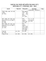 Đề kiểm tra học kì 1 môn địa lý lớp 7 