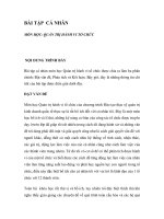 Bài học bản thân rút ra từ trắc nghiệm tính cách MBTI 