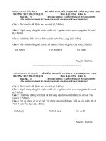 Đề kiểm tra học kì 1 môn lịch sử lớp 6 