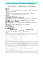 Giáo án bài giảng THCS  Tuần13