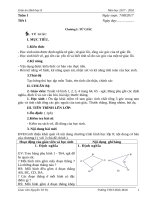 Giáo án Hình Học 8 Kì I