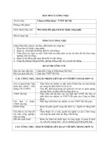 BẢN mô tả CÔNG VIỆC phó gđ phụ trách kỹ thuật công ty đoeẹn thoại hà nội 