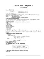 trọn bộ giáo án tiếng anh lóp 8 cả năm