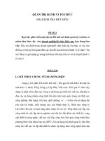 Đề xuất phát triển mô hình làm việc nhóm hiệu quả tại công ty cổ phần LILAMA hà nội