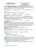 Đề  đa thi thử vào 10 cong binh v10 