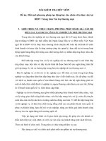 Đổi mới phương pháp tạo động lực cho nhân viên làm việc tại BIDV trung tâm tài trợ thương mại