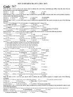 ĐÁP án đề KIỂM TRA số 3   12 (1) 