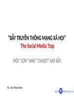 Bay truyen thong mang xa hoi social MEdia trap