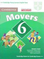 Cambridge movers 6 student book full 