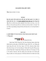 Đề xuất xây dựng phong cách làm việc mới tại HÀNG TMCP HÀNG hải VIỆT NAM