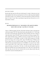 ĐỔI mới mô HÌNH QUẢN lý  NHẰM ĐỘNG VIÊN, KHUYẾN KHÍCH NHÂN VIÊN làm VIỆC  tại CÔNG TY VINA OFC
